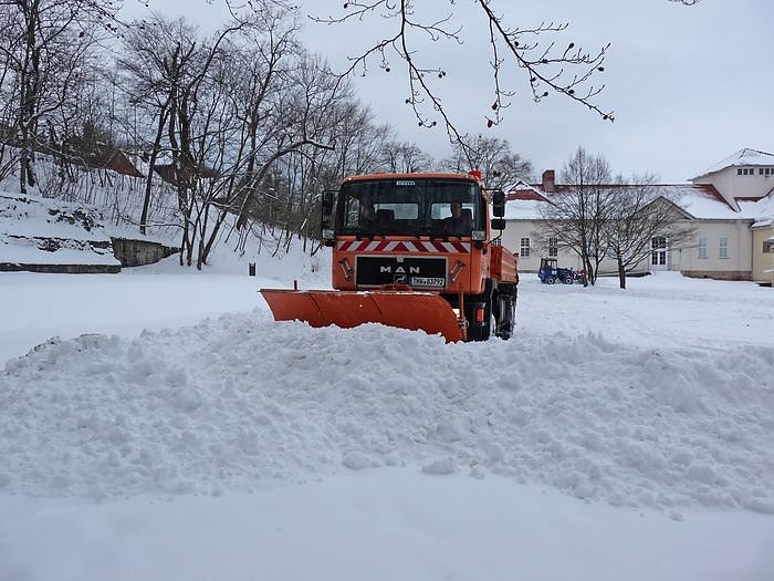 Schneer&auml;umung im Loh