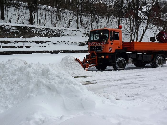 Schneer&auml;umung im Loh