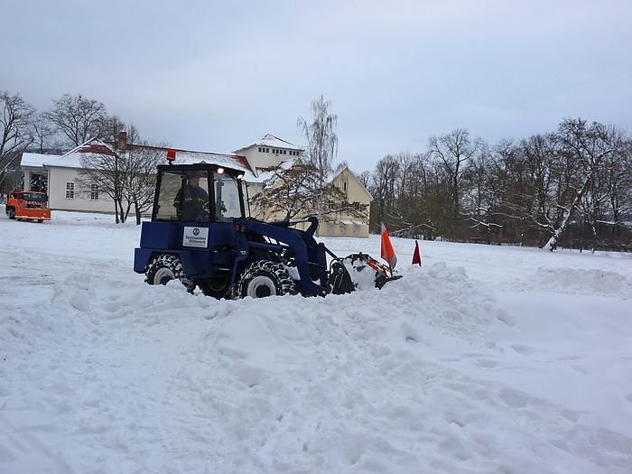 Schneer&auml;umung im Loh