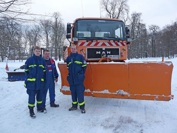 Schneer&auml;umung im Loh