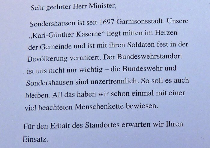 Unterschriftenaktion begonnen 