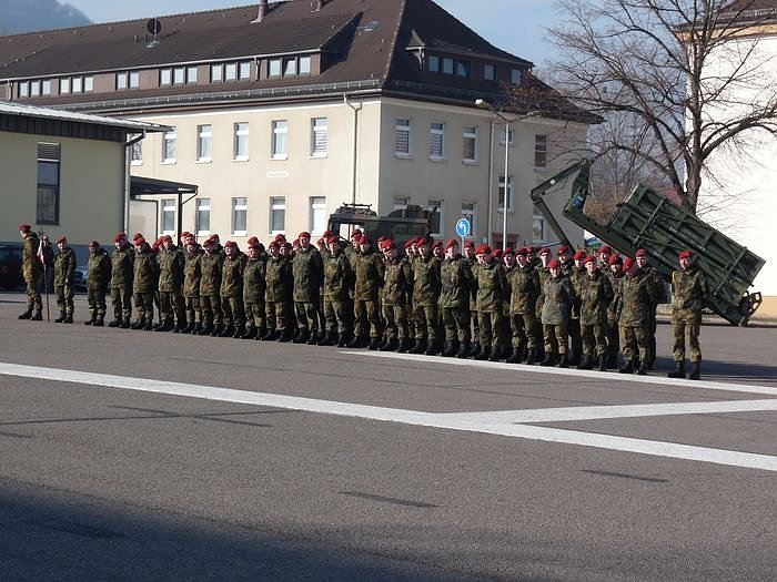 Verabschiedungsappell S&uuml;ss und Liebau