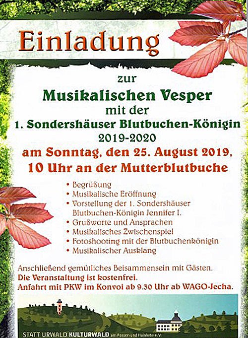 Bild: Feier an Mutterblutbuche