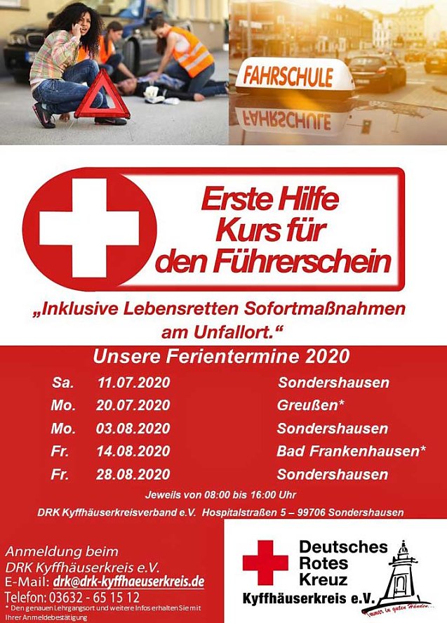 Bild: Erste Hilfe Kurse in den Ferien