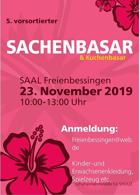 Bild: 5. vorsortierter Sachenbasar