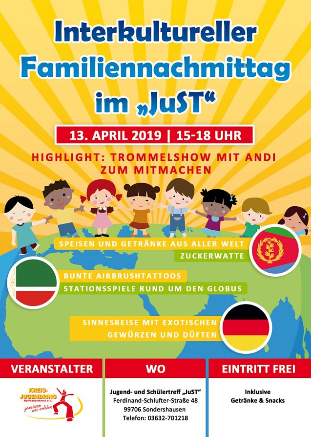 Bild: Interkultureller Familiennachmittag im JuST