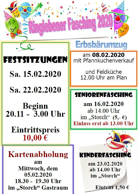 Bild: Tipps zum Fasching