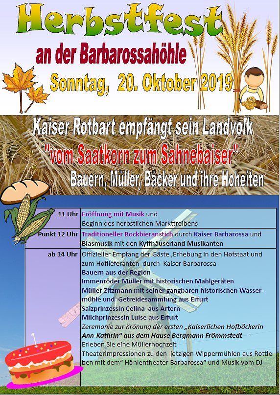 Bild: Herbstfest an der Barbarossah&ouml;hle