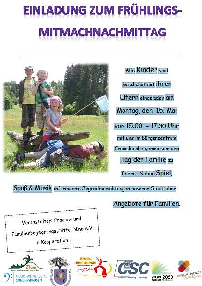 Bild: Heute Fr&uuml;hlingsMitMachNachmittag