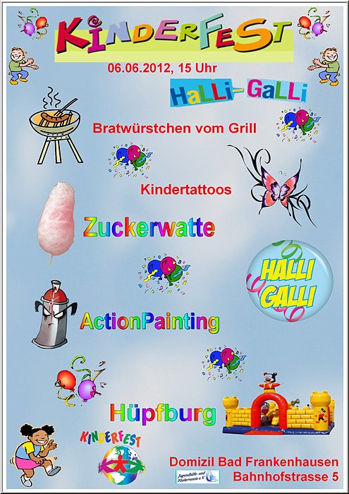 Bild: Kinderfeier in Frankenhausen