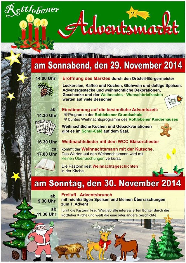 Bild: Adventsmarkt Rottleben