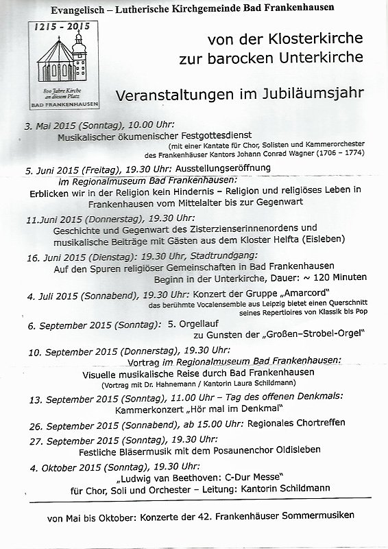 Bild: 800 Jahre Kirche an diesem Platz