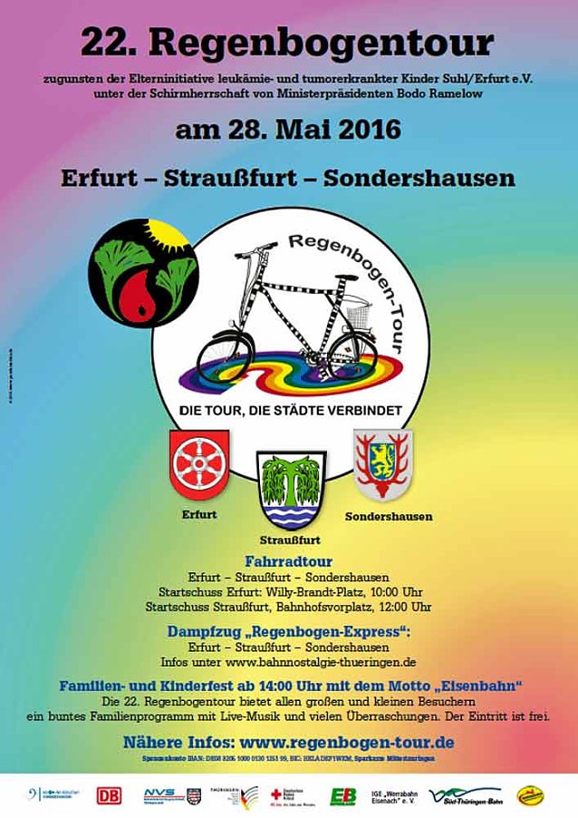 Bild: 22. Regenbogentour zu Gast zum Residenzfest in Sondershausen
