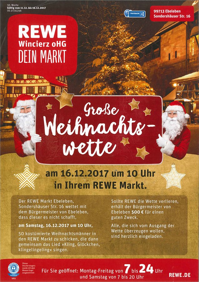 Bild: Weihnachtswette