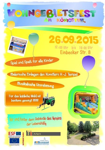 Bild: Wohngebietsfest in Artern