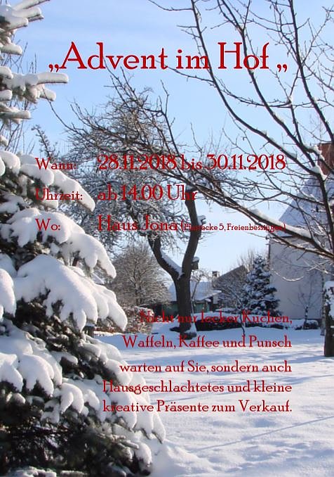 Bild: Advent im Hof
