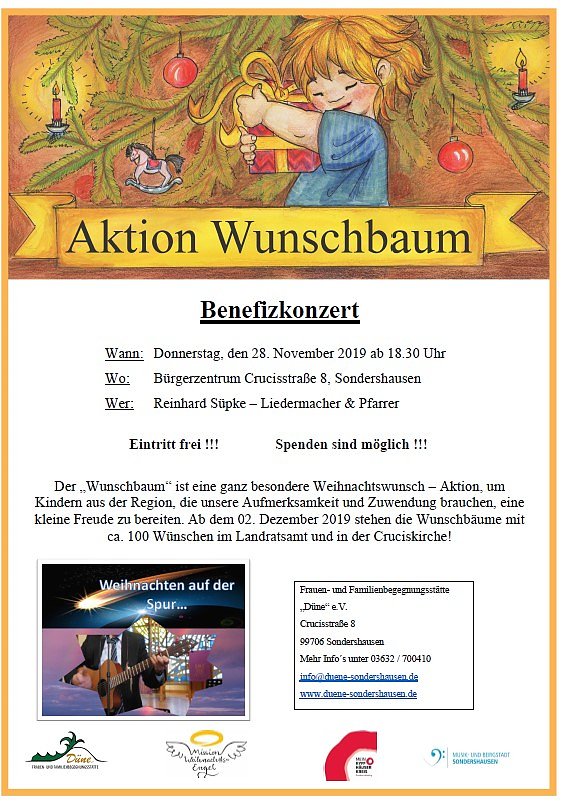 Bild: Benefizkonzert zum Wunschbaum