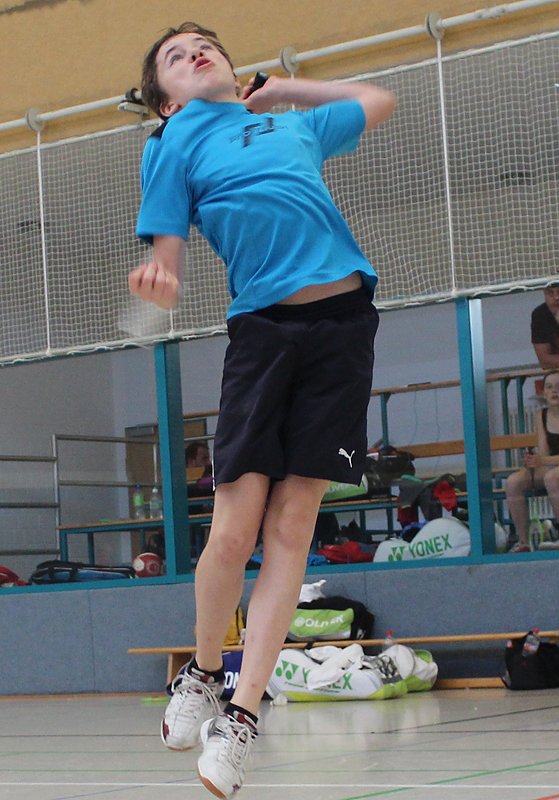Bild: Bezirksmeisterschaften des Badminton Nachwuchses
