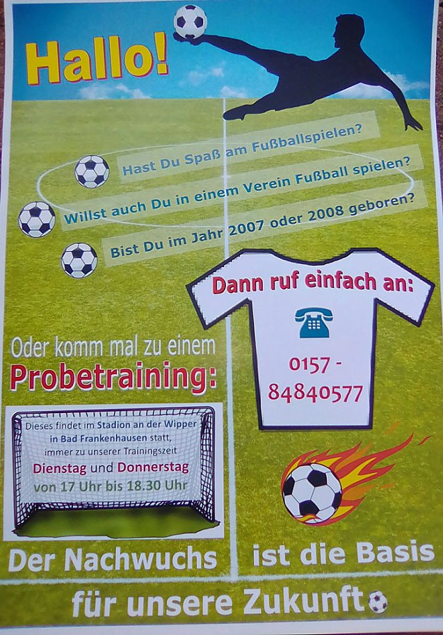 Bild: Nicht vergessen!