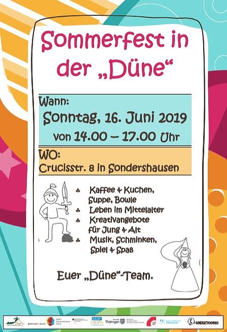 Bild: Sommerfest bei der D&uuml;ne
