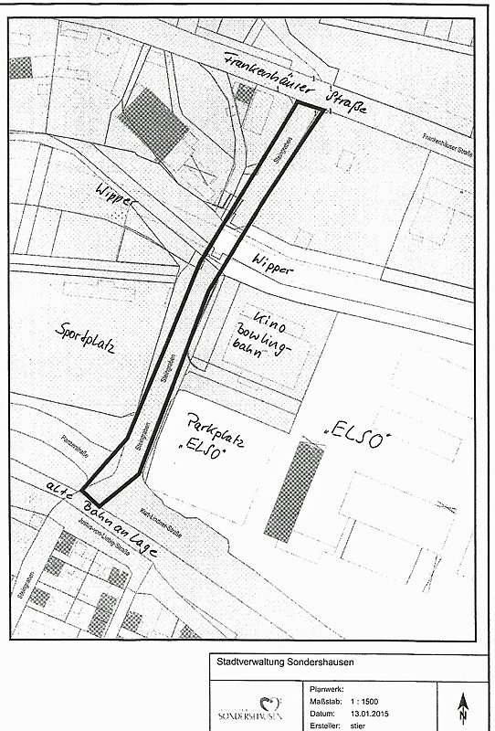 Bild: Neue Stra&szlig;e in Sondershausen beschlossen
